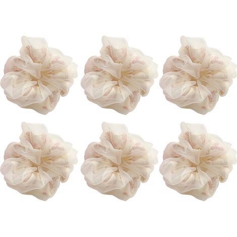 Chouchou Maille Brillant Pour Cheveux Épais Et Fins - Accessoire Coiffure Souple Sans Traction - Idéal Chignon Queue De Cheval - Lot De 1 (1/5)