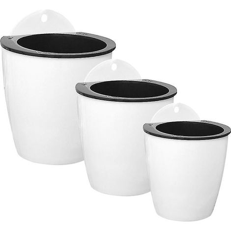 3er-Set automatischer Wasseraufnahme-Blumentöpfe (1/3)