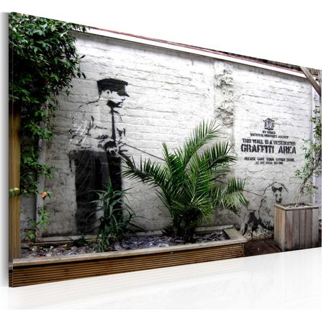 Tableau Imprimé "Graffiti Zone - Banksy" 40x60cm (1/2)