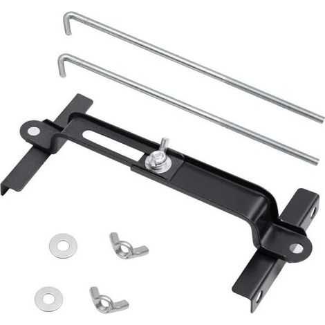 Lntyq maintien de la batterie réglable-boulons de 27cm/10,6 pouces,universel ajustable traverse de batterie avec boulon en J,apte à voiture suv, bon contact, résistance à la corrosion (1/5)