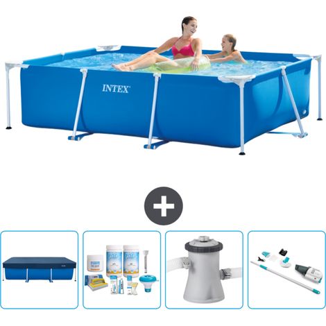 Rechteckiger Frame Pool - 220x150x60 cm - 5-teilig SCB5 (1/5)