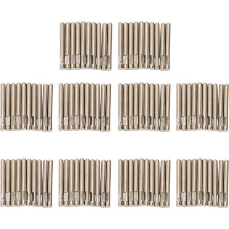 100 fils électrodes avec broches de contact 2,0 mm en cuivre pour câble de massage, physiothérapie et fil chauffant (1/5)