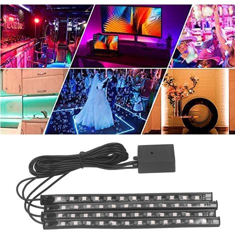 12-LED-USB-Lampe mit Sprachsteuerung, RGB 8 Farben, 48 LEDs, DC 5–12 V. Geeignet für Reparaturen, zum Lesen, zur Schmuckbewertung, für Kfz-Anwendungen usw. (1/5)