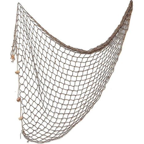 Nouveau filet de pêche décoratif (1 pièce)