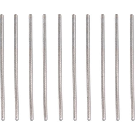 Tige filetée M4 inox haute dureté, résistante à l'usure, durable, barre à goujons série 4808-0004-0080 (1/5)