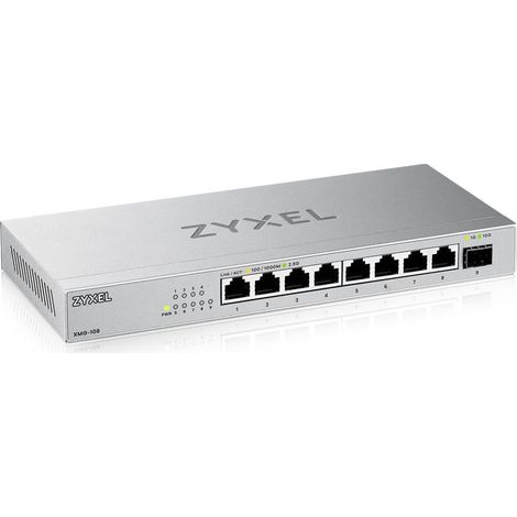 Zyxel XMG-108 Unmanaged 2.5G Ethernet (100/1000/2500) Silber (1/4)