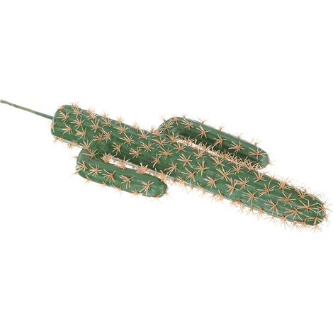 Figurine Cactus Décorative Réaliste 46 Cm, Modèle Artificiel sans Pot, Plastique Léger, Décoration Intérieure Maison Bureau Salon, Ornement Unique pour Table (1/5)