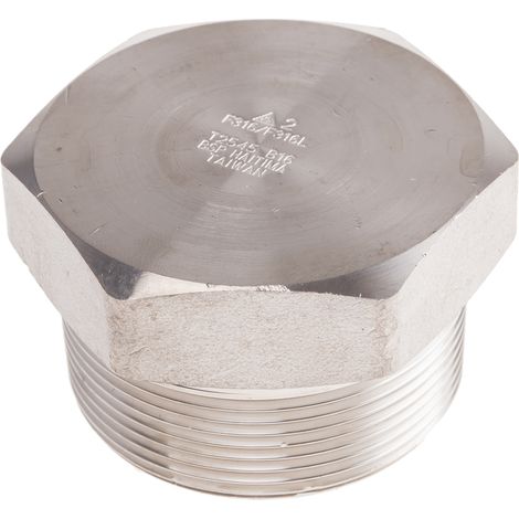 Bouchon hexagonal RS PRO, R 2" mâle ( Prix pour 1 )