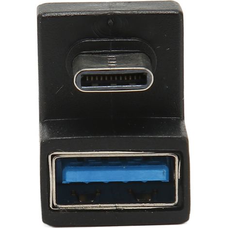 Adaptateur USB-C mâle vers USB-Femelle en forme de U, 10 Gbit/s, Plug and Play, pour PC et ordinateur portable. (1/4)