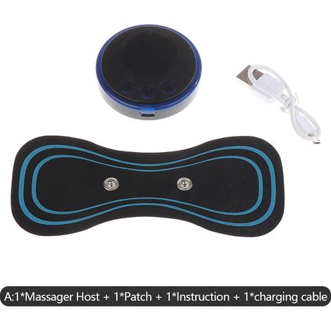 Tragbares Mini-EMS-Impulsmassagegerät zur Linderung von Nacken-, Rücken-, Arm-, Bein- und Körperschmerzen. Entspannendes Massagekissen. – AquaForge