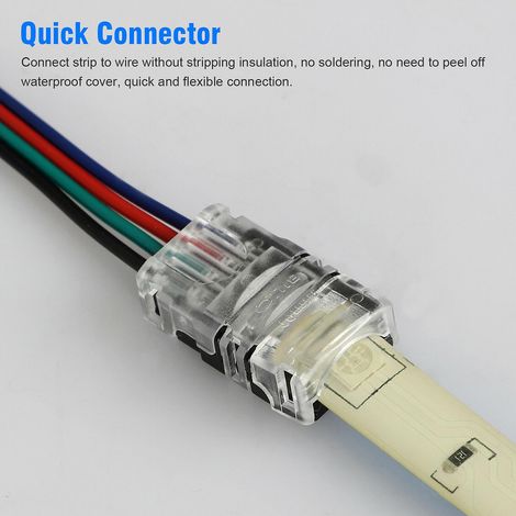 Câble d'extension RGB 4 broches avec connecteur pour bande LED RGB 5050/5630 - FFY (1/4)