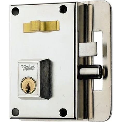 Yale 10-Hn Serratura di Sicurezza Finitura Nickel (1/2)