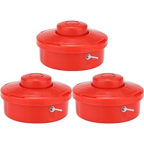 3 Pièces Têtes de Remplacement Débroussailleuse Universel Accessoire Électrique pour Jardin Pelouse Patio Outils Coupeur avec Set Chaîne Brosse (1/5)