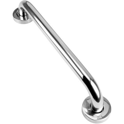 FENOPLASTICABarre d'appui de 40 cm en acier inoxydable 304 chrome - Supregear, pour salle de bain, douche, toilette, cuisine et chambre, fixation murale (1/4)