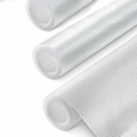 Tapis de tiroir tapis de placard lavable imperméable EVA tapis de table transparent pour la maison et la cuisine tapis de réfrigérateur antibactérien (45 x 150 cm) (1/5)