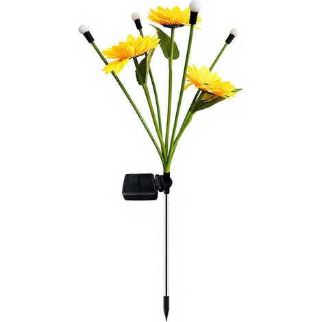 Lampe solaire Solaire Tournesol Jardin Lampe, étanche - étanche LED éclairage (1/5)