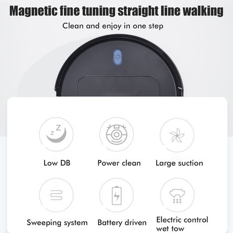 3-in-1 Smart-Saugroboter für die Wohnungsreinigung – ideal für Böden, Tierhaare und Staub (1/3)