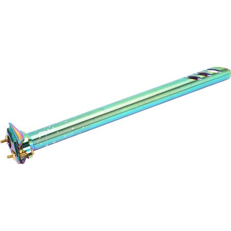 Tige de selle de vélo de route/VTT double rail antidérapant avec graduation transparente, découpe CNC en alliage d'aluminium, 30,8 mm. (1/5)