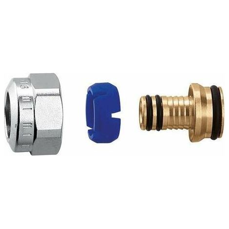 Raccord pour tubes multicouches DARCAL Caleffi 6790-6791 Chromé - 23 p.1,5 - Ø 18x2 (1/2)