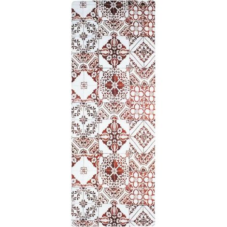 Tapis de cuisine vinyle 45x120 cm – Résistant à l'eau – Mousse intérieure pour confort – Entretien facile avec aspirateur ou chiffon humide (1/5)