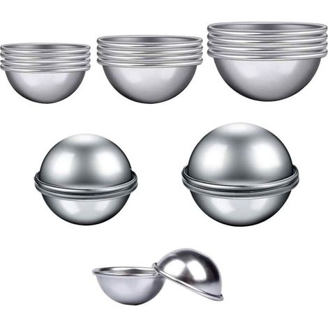 Moule Bombe de Bain,18 Pcs Bombe de Bain Moule Kit Fournitures de Fabrication de Bombes de Bain Bricolage pour des Bricolage Faits à la Main des savons et de l'artisanat-Fei Yu (1/5)