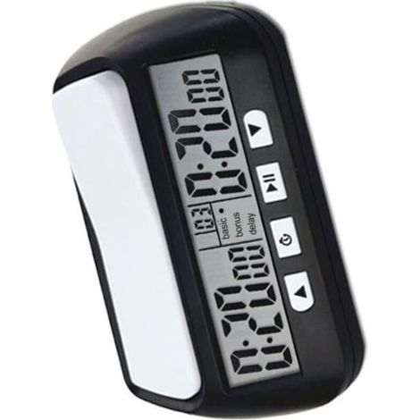 Reloj digital con temporizador de ajedrez - Carcasa de ABS - Alarma sonora - Multifuncional (1/4)