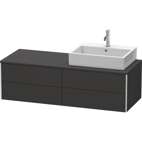 Duravit XSquare Konsolenwaschtischunterbau wandhängend, 4