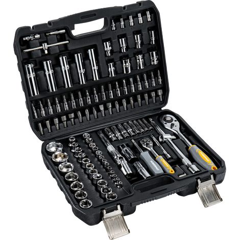 Coffret ensemble clés a douille 108 elements 1/2" 1/4 (1/5)