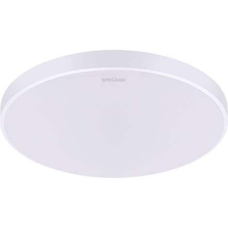 Plafonnier LED rond blanc 12W 4000K IP44 DOWBOR Struhm (1/2)