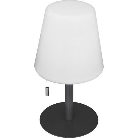 Lampe à Poser Extérieur Zack 30cm Gris Graphite, Applique Murale Étanche IP44 pour Jardin Balcon (1/5)