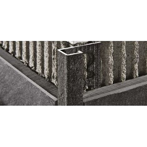 Progres projolly square alluminio verniciato stone black 10 mm (ml 2,70)