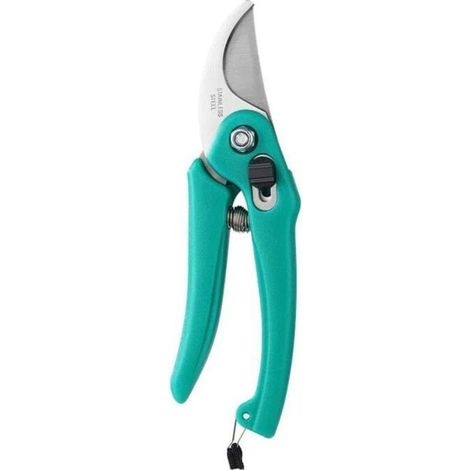Stainless steel garden secateurs - ergonomic, with safety lock, durable non-slip blade, for flowers/plants/stems.