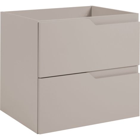 Waschtischunterschrank - 60 cm - Farbe Kashmir - Minimalistisches Design - Praktisch und elegant
