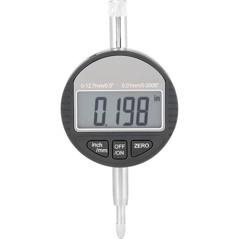 Jauge numérique à sonde 0-12,7 mm/0,5 pouce, modèle DTI, précision de mesure : 0,01 mm/0,0005 pouce (1/5)