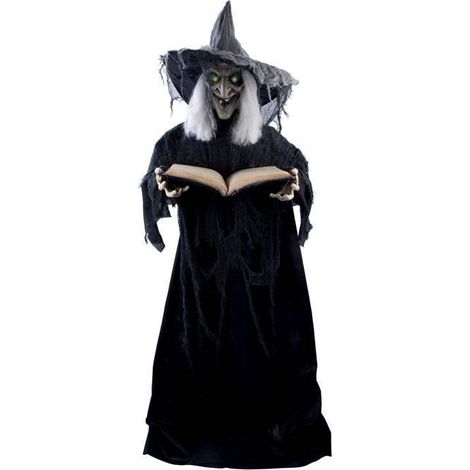 Automate Sorcière Halloween - PTIT CLOWN - 22238 - Animée, Sonore, Lumineuse - 190 cm (1/4)