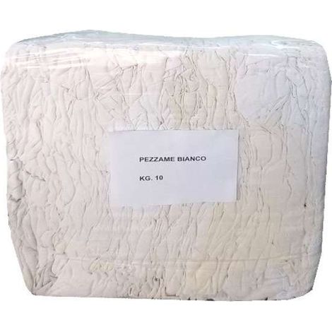 Tessuto Straccio Bianco Misto Kg 10 (1/3)