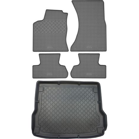 Audi Q5 I 8R SUV (5 puertas) de noviembre de 2008 a diciembre de 2016. Juego de alfombrillas de goma para coche + alfombrilla para maletero. (1/5)