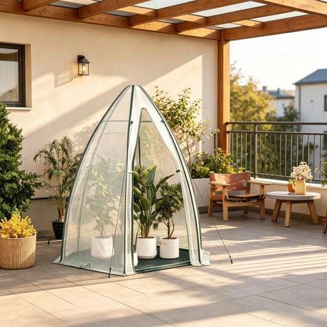 Petite serre de jardin pour plantes et tomates, tente de culture extérieure
