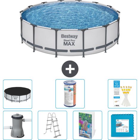 Bestway Steel Pro MAX Rund - 427x122 cm - 8-teilig S602