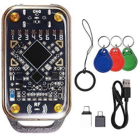 Simulateur de carte à puce Chameleon Ultra, lecteur de puce RFID, décodage de cartes 125 kHz/13,56 MHz, NFC, copie FDQ (1/5)