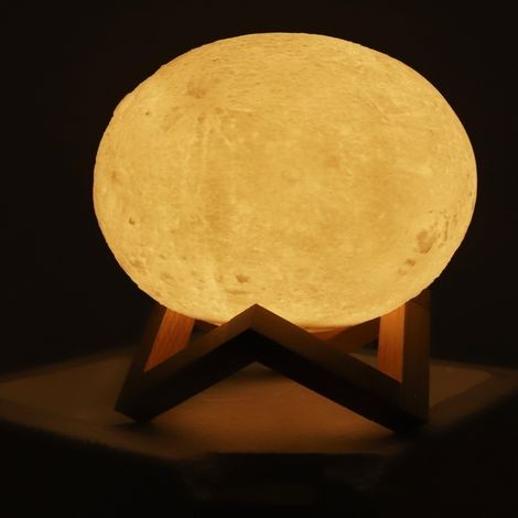 Lámpara Luna Control Táctil 15cm  Oferta exclusiva