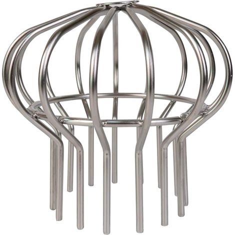 Couvercle de drainage en acier inoxydable pour toiture anti obstruction pour gouttières et évacuations outil de nettoyage pour drains extérieurs
