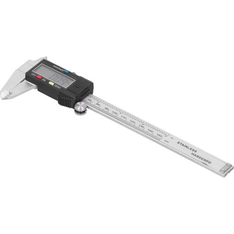Pied à coulisse électronique à affichage numérique, règle en acier inoxydable, outil de mesure 0-150 mm (1/5)