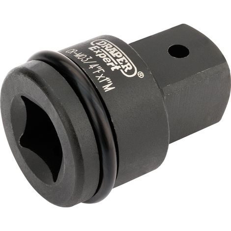 Draper Impact Socket Converter 3/4" Female to 1" Male, Hardened and Tempered, Model 93481 (1/5)