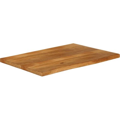 Maison Exclusive - Tischplatte mit Baumkante 120x60x3,8 cm Massiv