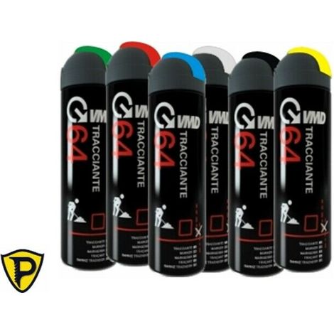 Vmd 64 vernice tracciante rossa spray per metalli e superfici industriali (1/2)