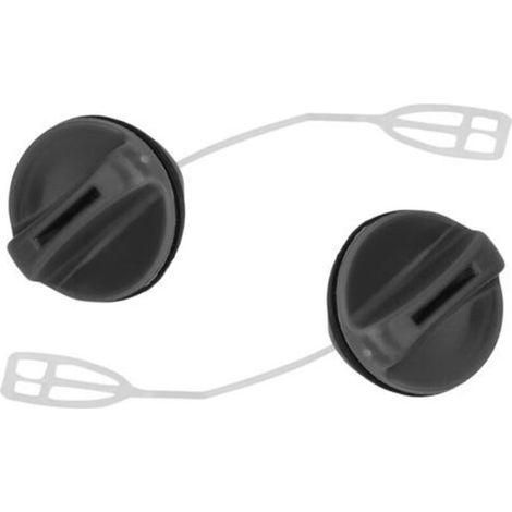 Lot de 2 bouchons de réservoir pour tronçonneuse HUSQVARNA 340 345 346 350 353 362 365 371 Nylon durable Remplacement de haute qualité (1/5)