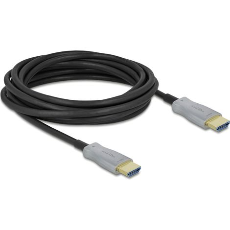 DeLOCK 84959 cable HDMI 5 m HDMI tipo A (Estándar) Negro, Gris (1/2)