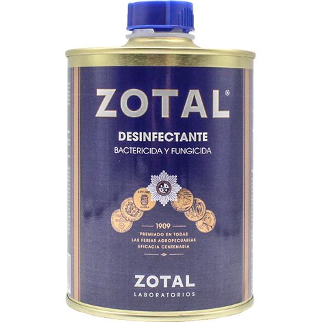 ZOTAL zotal d clasico envase 415 ml , Zotal D Clásico envase  lata,415 ml Desinfectante bactericida y fungicida de tipo fenólico Amplio espectro de eficacia Desinfecta (1/2)
