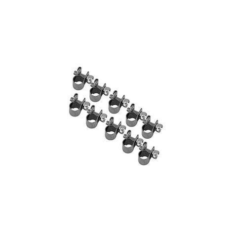 10er-Pack verstellbare Edelstahl-Schlauchschellen für flexible Schläuche und Leitungen, sichere Befestigung 6–8 mm (1/4)